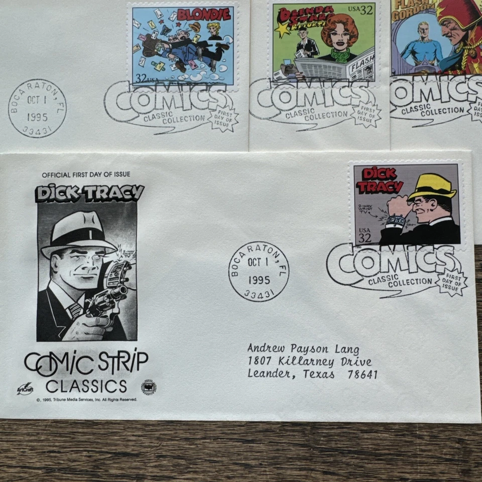 Comic Strip Stamps First Day Issue 1995 Lot of 20 - Image 2 of 4