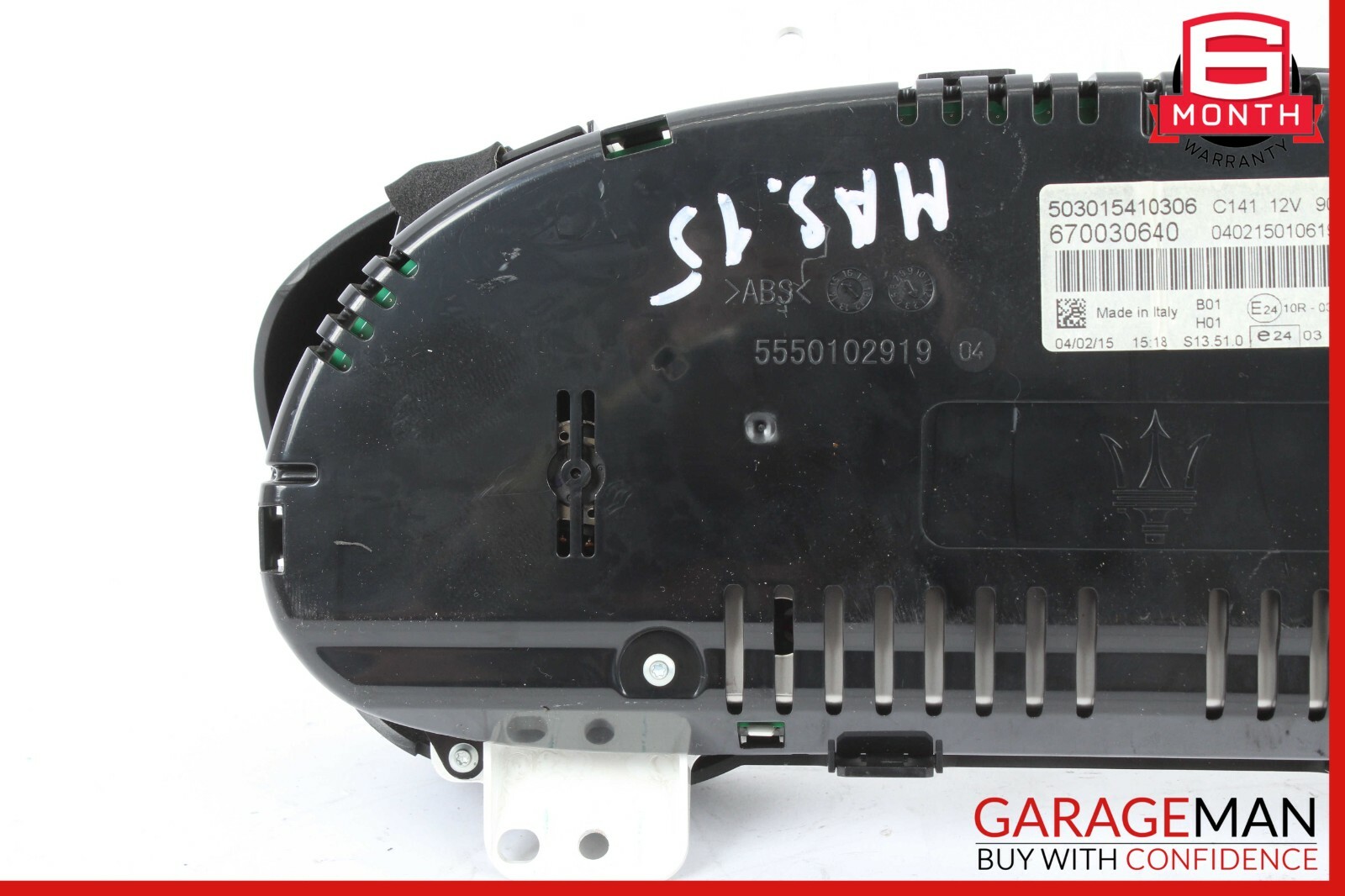 14-17 Maserati Ghibli Speedometer Odometer Instrument Cluster Gauge OEM