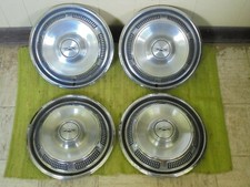 69 70 Ford Hub Caps 14 Set Of 4 Wheel Covers 1969 1970 Hubcaps