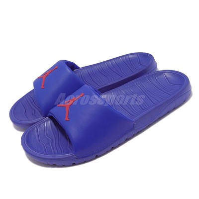 Nike Jordan Break Slide Blue Red Men Summer Slip On Sandal AR6374-416 | eBay
