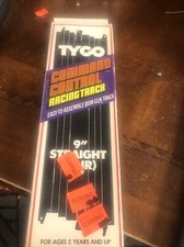 Nos Tyco Command Control Racing Track 6432- 9" Straight Track 2 Pack Slot Cars