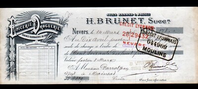 NEVERS (58) GROCERY STORE DRUGSTORE wholesale ''Jules RAMOND / H. BRUNET Succ'' in 1906