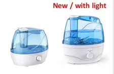 2.2L Humidifier for HOME OFFICE with Light,Quiet & Auto-of Cool Mist Humidifier 