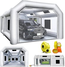 Inflatable Paint Booth 21.5x13x9ft Portable Paint Booth With Multiple Filters Inflatable Paint Booth 21.5x13x9ft Portable Paint Booth With Multiple Filters