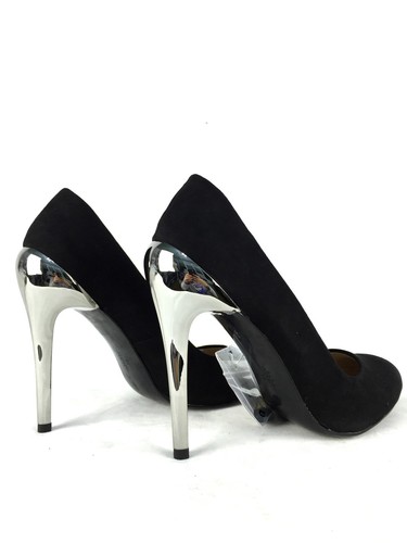 ZARA BLACK HIGH HEEL COURT SHOES WITH 