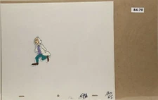 Back To The Future Original Production Drawing And Cel 84-70 Used Cond.