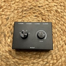 3.5mm Stereo Audio Switch - Manual Selector Splitter Box for Speaker  Headphone