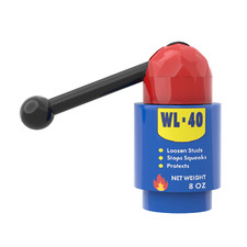 Wl-40 Can - Fix Those Squeaky Studs - Minifig - Moc Brick City - Car Engine Shop