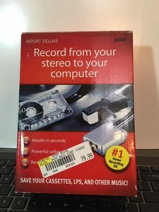 Xitel Inport Deluxe Record Stereo to Computer Kit, Never opened | eBay