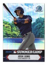 Josh Jung 2021 Bowman Chrome Baseball 2020 Summer Camp #SC-23 Texas Rangers