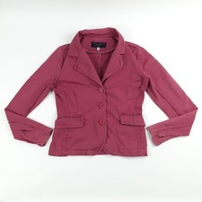 Vintage Juicy Couture Womens Jacket M Distressed Cotton Glamorous USA Made Pink