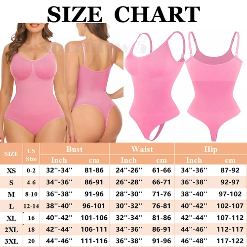 Women Shapewear Bodysuit Tummy Control Body Shaper Sculpting Snatched Waist Cami - Picture 26 of 48
