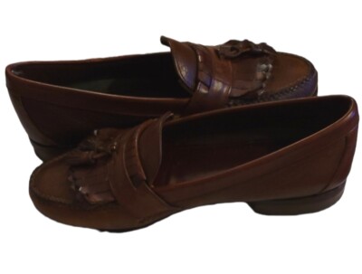 Handsome H.S. TRASK Kiltie Tassel Slip-On Loafers Vibram Soles Handmade‎ 13 Trask | Shoes | Hs Trask Bozeman Montana Leather Slip On  main image 2