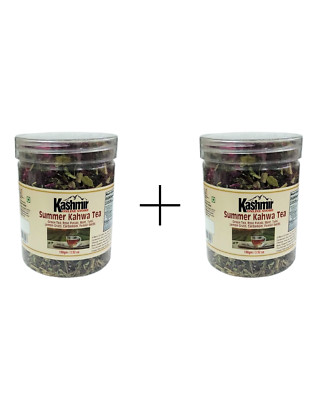 Kahwa Green Tea 100gram + 100gram | Summer Herbal Combo | Detox & Refreshing.