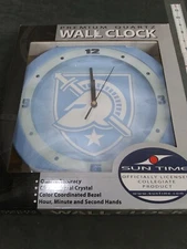 Sun time Black Knights wall clock official licensed collegiate product