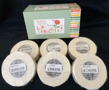 12 Rolls White Floral Stem Wrap  Tape 1/2" X 30 Yards New in Package Florist NIB