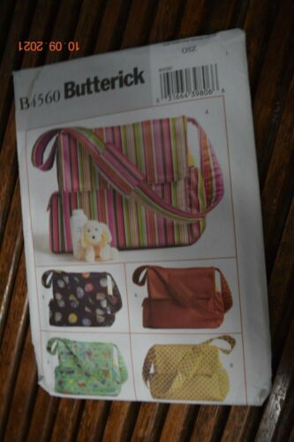 Butterick Pattern B4560 OSZ Baby Infants Diaper Bags Uncut  - Picture 1 of 1