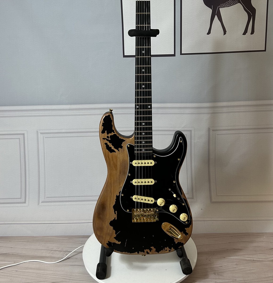 rita 　Provision VST-Relic Alder Handmade Vintage Relic 6 String ST Electric Guitar Alder