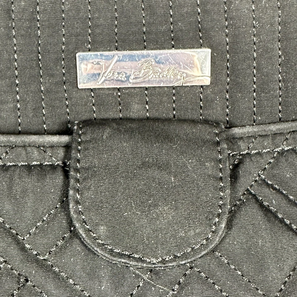 Сумка для детских подгузников Vera Bradley Stroll Around | черная | стеганая сумка-тоут дорожная - Изображение 2 из 4