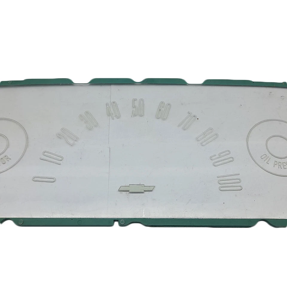 Lente transparente medidor cuadro de instrumentos velocímetro Chevrolet C10 C20 Suburban 60-63 Foto 4 de 4