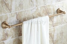 Antique Brass Wall Mount Bathroom Accessory Single Towel Bar Rack Holder wba147