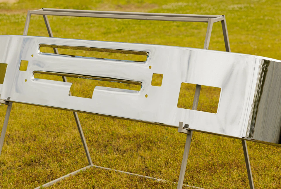 Kenworth T600 Chrome Bumper - 16" With Fog Cutouts - Aftermarket USA - Image 2 of 4