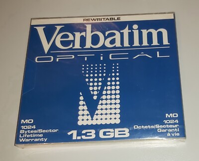   Verbatim Optical 1,3GB   MO RW-Disk Reorder #89109   neu