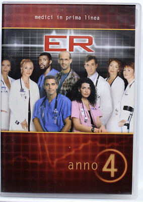 ER MEDICI IN PRIMA LINEA ANNO 4 SERIE TV IN 6 DVD EDIZIONE ITALIANA VBC 87034