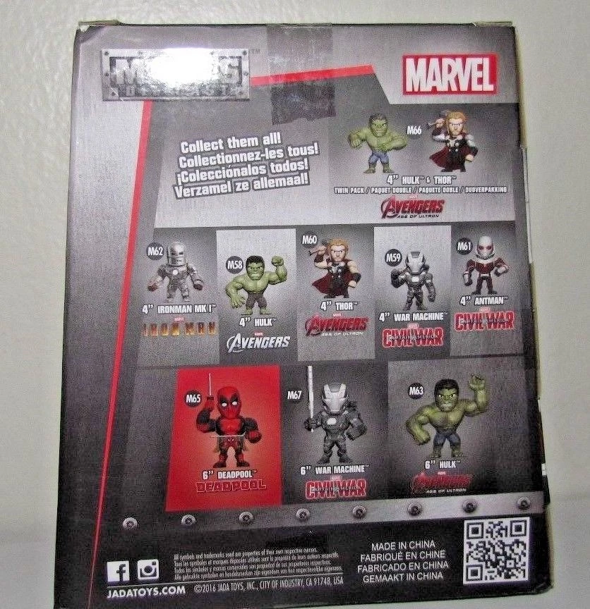 Jada Metals литой Antman M61 4 дюйма Mavel Captain America Civil War - Изображение 2 из 3