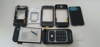 100 % Original Nokia 7390 Full Gehäuse Teile schwarz