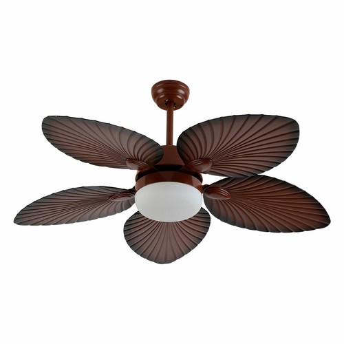 42" Tropical Palm Leaf Shape Ceiling Fan Light with Remote Control 3Color Change - Picture 6 of 11