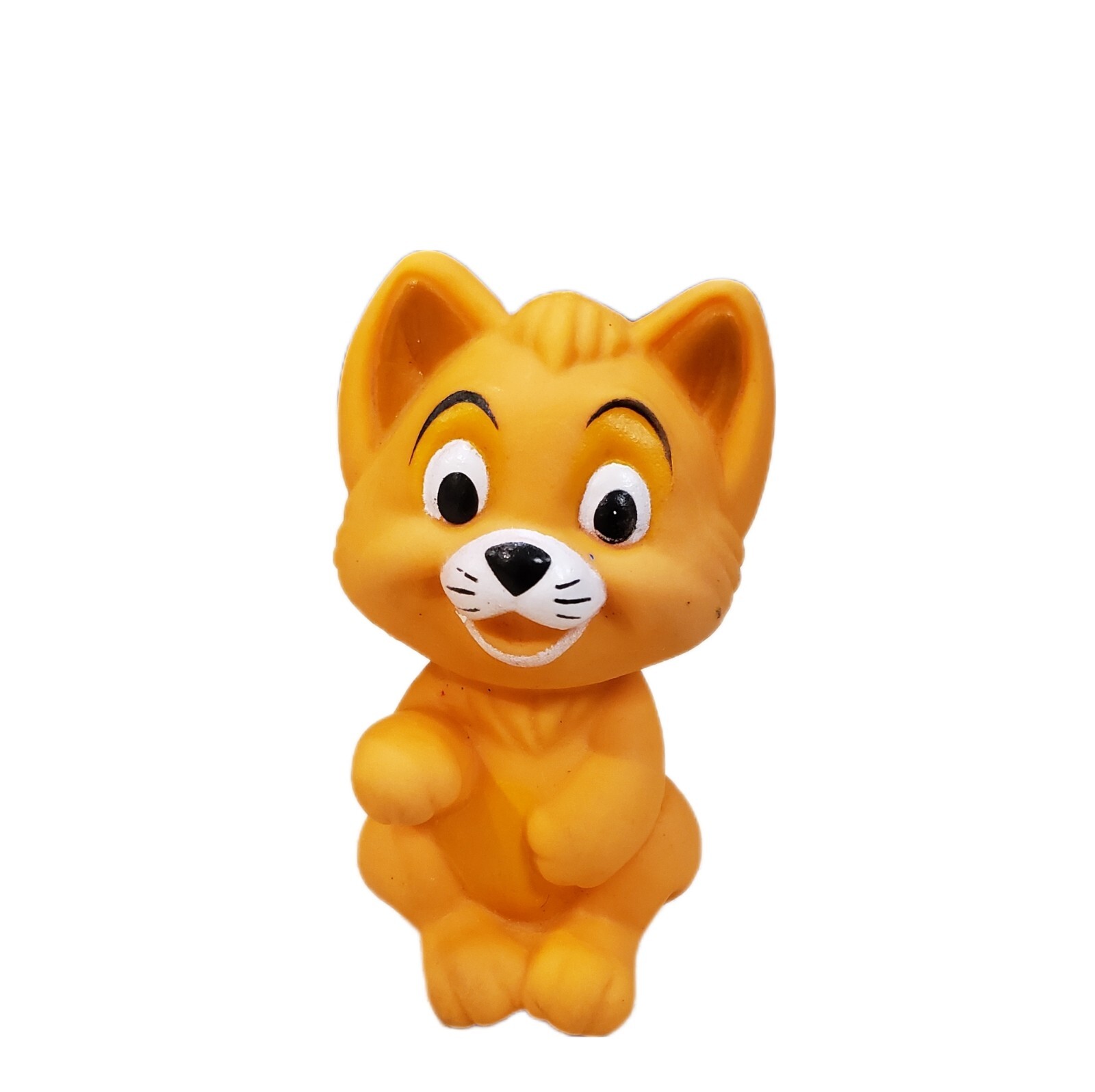 Vintage McDonald's 1988 Oliver &amp; Company Cat Finger Puppet Happy Meal Toy