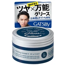 [US STOCK] Mandom GATSBY Styling Grease Upper Tight 100g Gel Pomade Oil Free