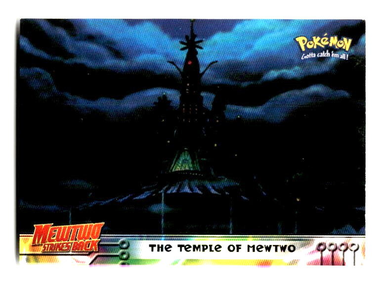 1998 Topps Pokemon Mewtwo Strikes Back Card #18 The Temple of Mewtwo LP