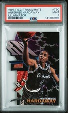 1997 STADIUM CLUB TRIUMVIRATE ILLUMINATOR #T9C ANFERNEE HARDAWAY PSA 9
