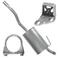 EndschalldäMpfer Endtopf Auspuff FüR Renault Clio 2 II B 1.2 1.4 1.9D SchräGheck