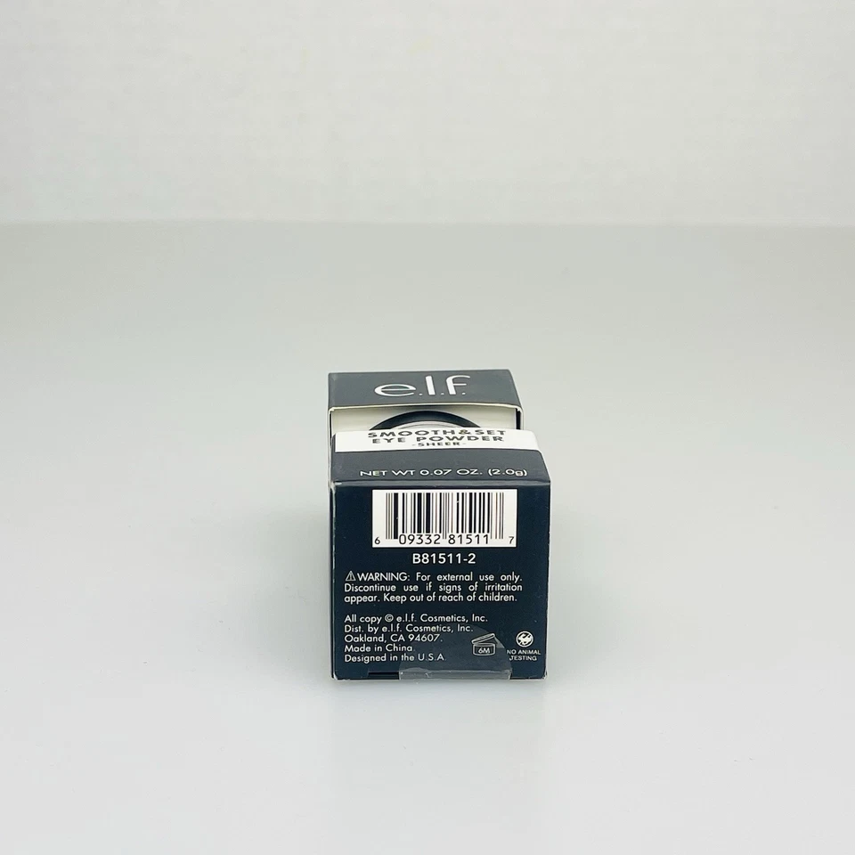 ELF Smooth & Set Eye Powder Sheer 815111 .07 Oz. E.L.F. NEW - Image 3 of 3