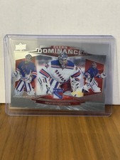 Upper Deck 2022-23 Extended Series Clear Dominance Igor Shesterkin #CD13 Rangers