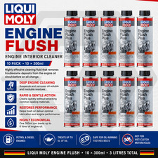 10 LIQUI MOLY Engine Flush Plus 300ml 8374 Oil Flushing Additive Petrol & Diesel