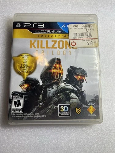 Killzone Trilogy Collection (PlayStation 3 PS3, 2012) Very Good Fast Shipping
