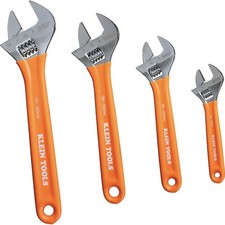 Klein Tools 4 Piece Adjustable Wrench Set 6 T...