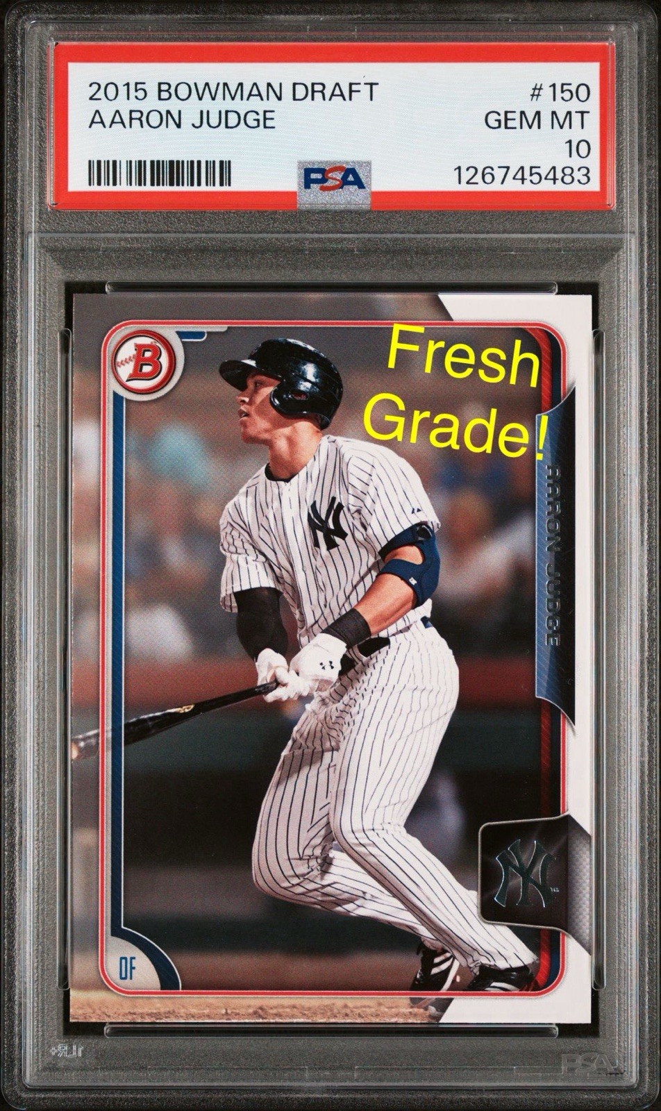 2015 Bowman Draft Aaron Judge #150 (RC) PSA 10 Gem Mint Rookie