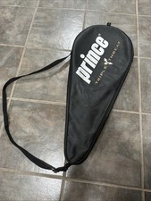 Prince Triple Threat Tennis Racquet Case Cover Bag Black Silver 29  
