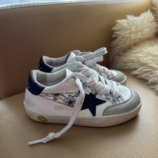 Golden Goose toddler sneaker sz 23 white/grey/black Star