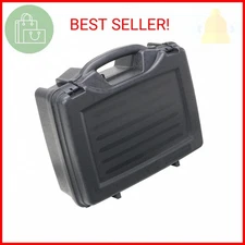 Plano Protector Series Four Pistol Case, Large, Black, Hunting Gun Case with Pad