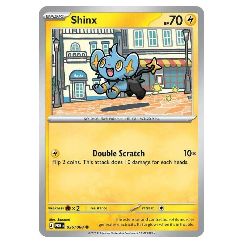 Pokemon TCG - Mega Evolution - Perfect Order - Shinx - 026/088