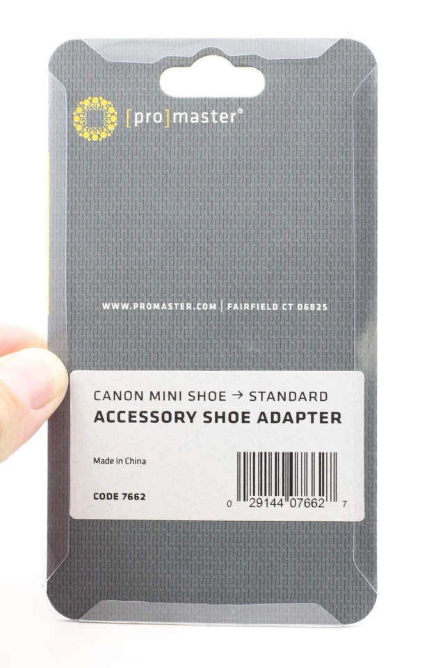Adaptador de zapata Promaster Canon Mini zapata a accesorio estándar como nuevo Foto 2 de 3