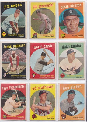 #ad 1959 Topps Baseball. Your Choice. $2.95