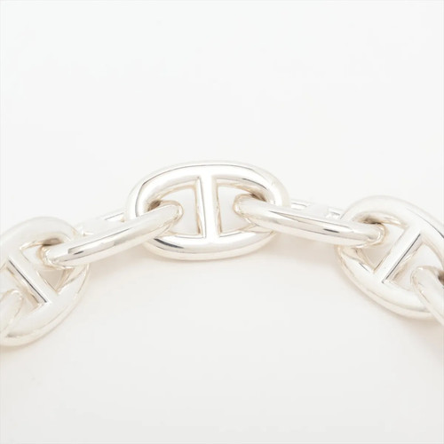 Hermès Chaîne d'Ancre TGM 2025 Bracelet 16 frames 925 133.5g Silver - Picture 3 of 6
