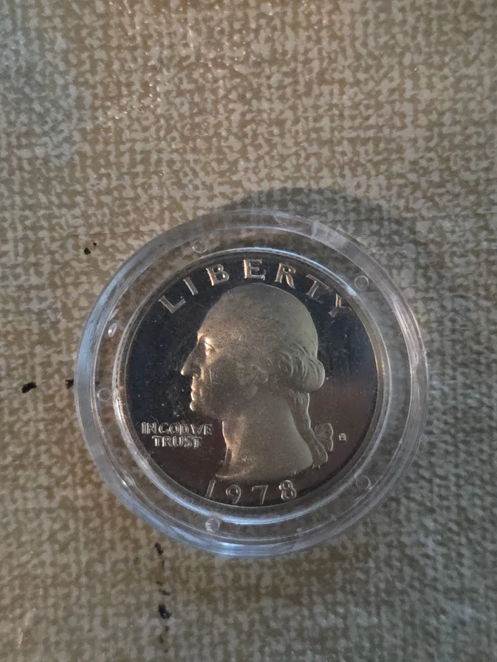 1978 S Proof Washington Quarter Nickel Clad Copper Coin - Image 3 of 4